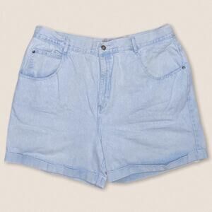 Vintage 90s stefano cuffed denim shorts jorts 36"